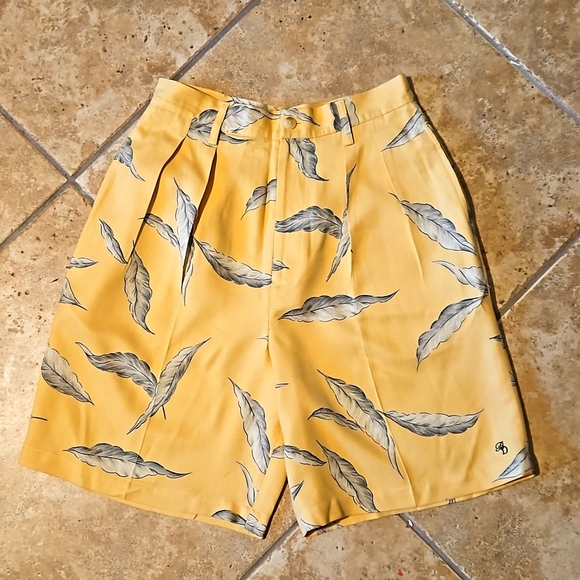 Babe Didrikson Pleated Silk Shorts - Picture 1 of 3